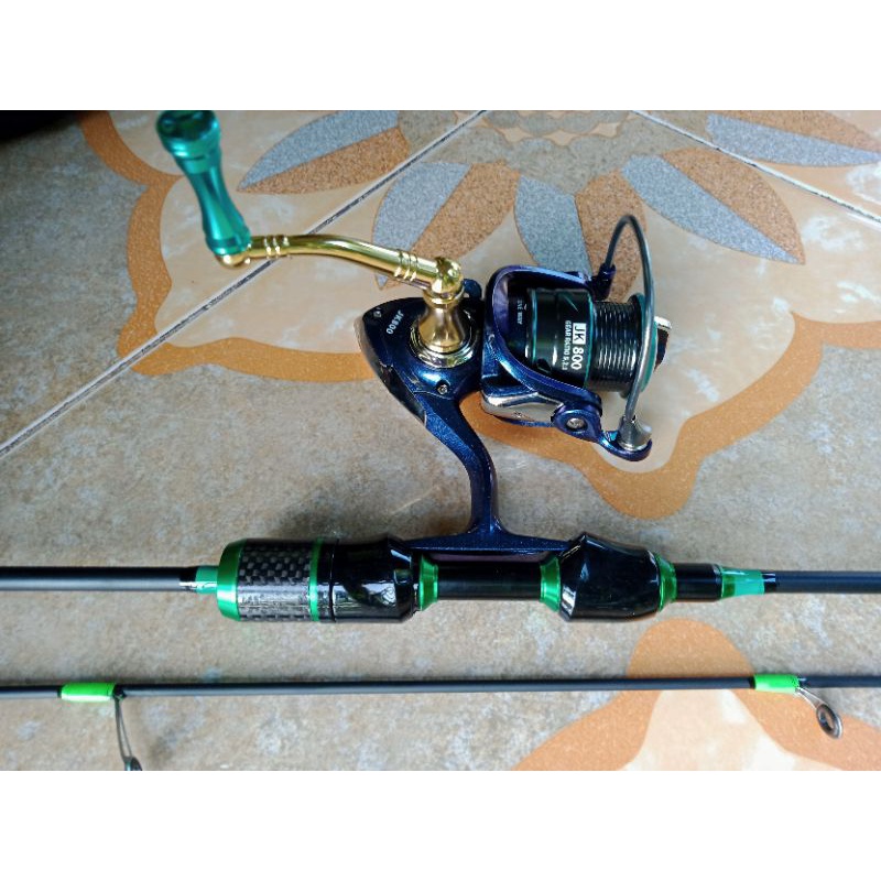 1.set joran Zorro genkai UL&fishing TackLe spining Zorro Lite Max size 800&reel Zoro Ryu(power handl