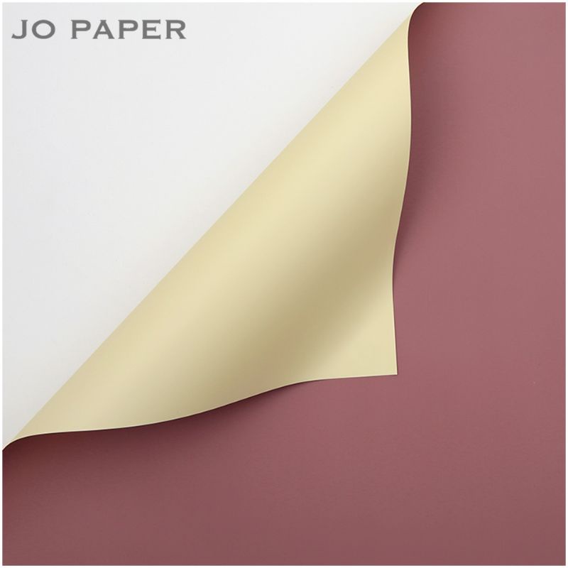 

Flower wrapping paper dua warna bi color kertas buket bunga florist cellophare