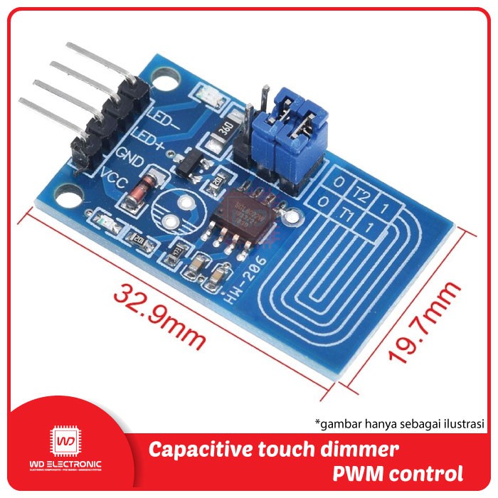 Capacitive Touch Dimmer Constant Pressure Stepless Dimming