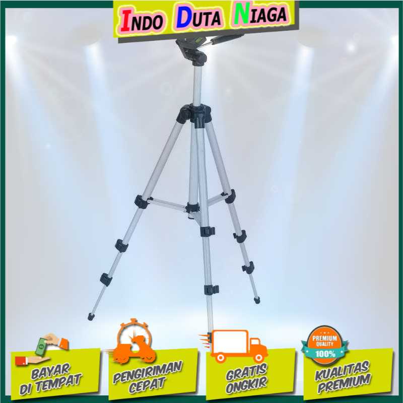 IDN  - Tripod Stand 4 Section Aluminium with Brace WT-3110A (Original) Alumunium Aloy