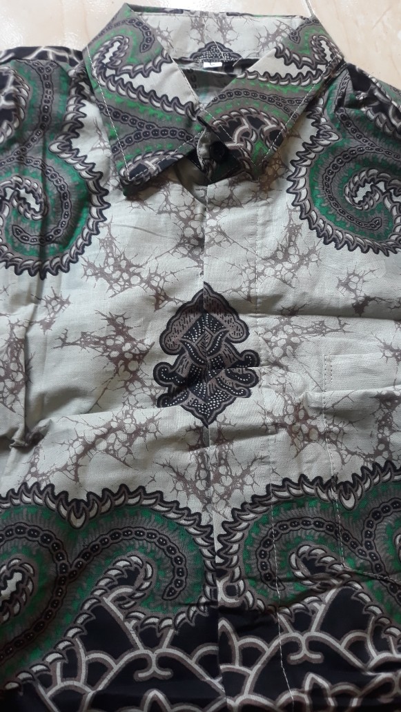Kemeja Batik Lengan Panjang Motif Hrb026shoganpremiumsize M L Xl Xxl Terbaru Terlaris