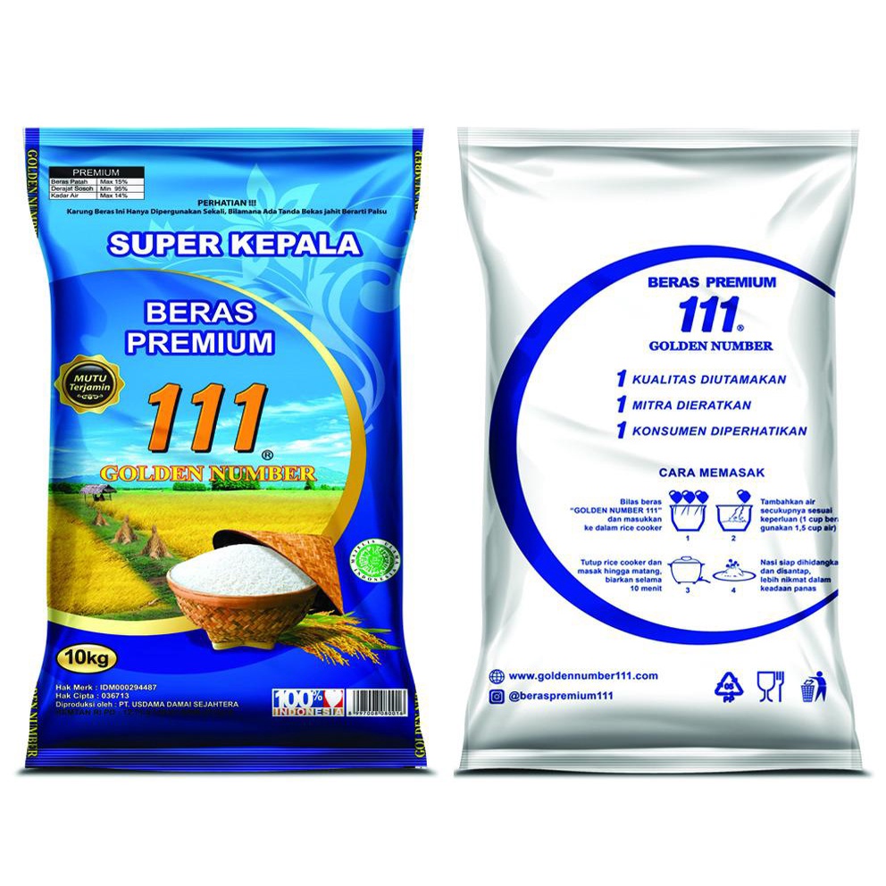 

Golden Number 111 Blue Beras 10Kg