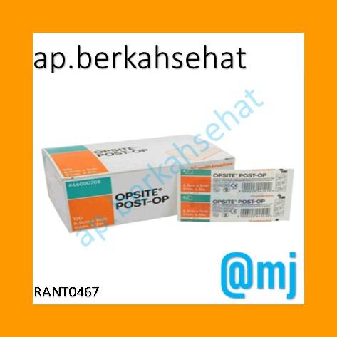 Opsite post op ukuran 6.5 x 5 cm per lembar