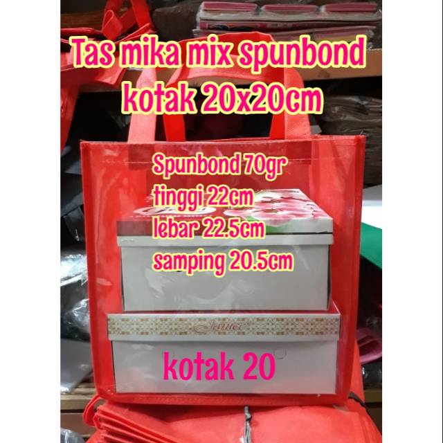 

Goodiebag kotak 20cm, Kotak Nasi,Hampers