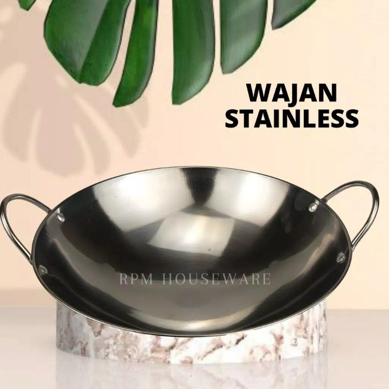 Wajan Penggorengan Stainless Steel 24cm S-113