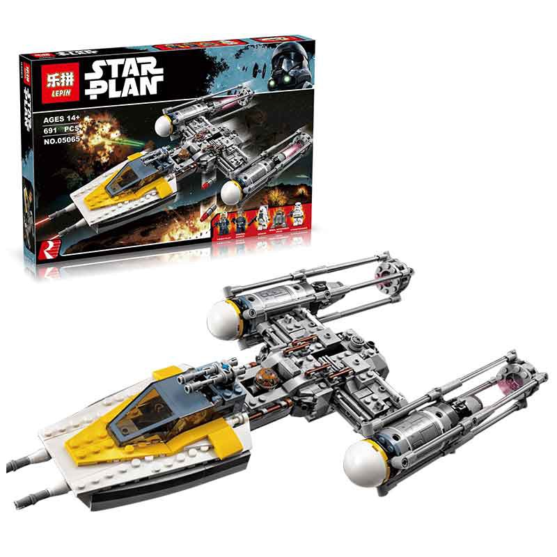 Lepin 05065 - Star War Series - The Y wing Starfighter Set Building Blocks