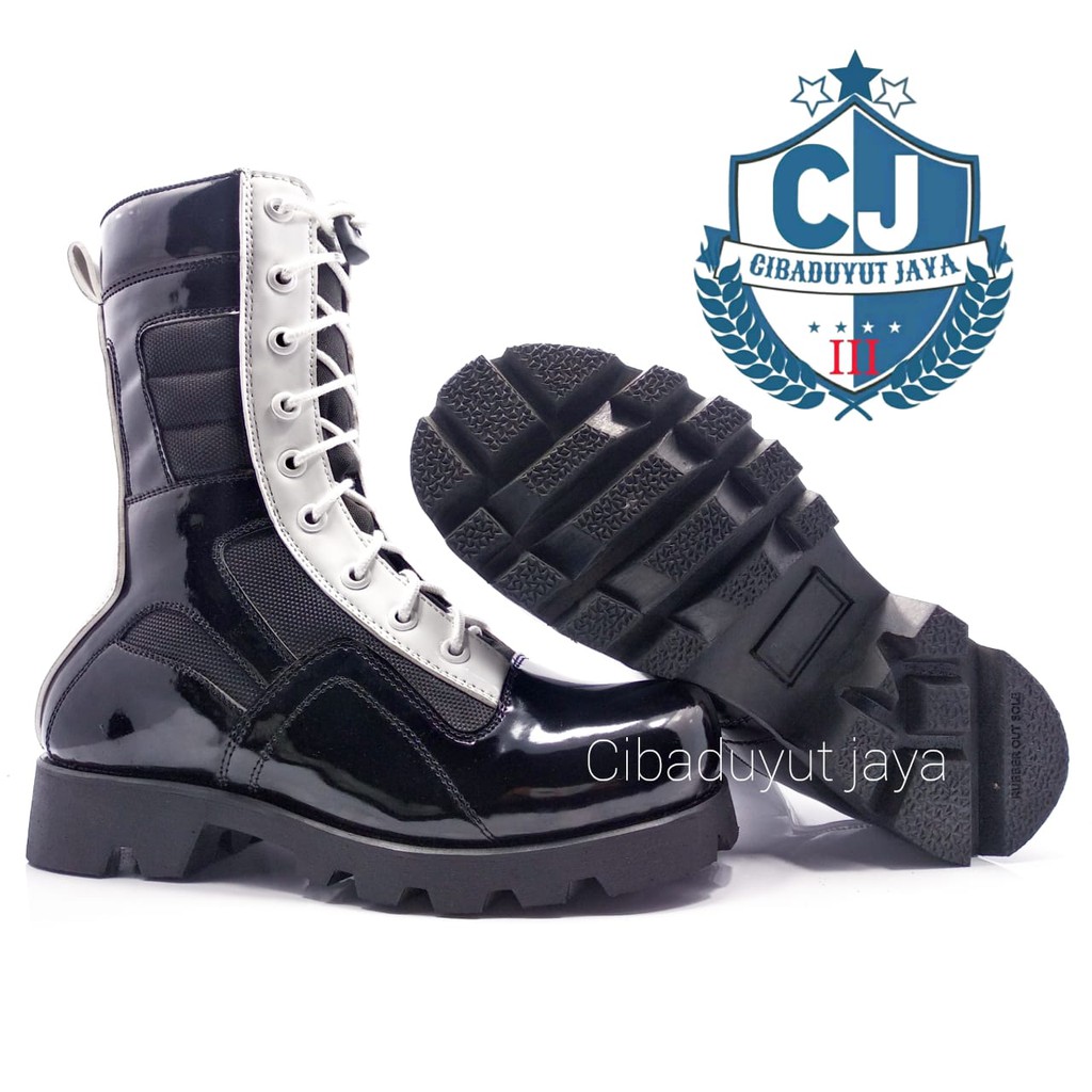 SEPATU PDL PROVOS POLRI RADIAL SUPER KILAP KOMBINASI CORDURA OUTSOLE RADIAL TERLARIS!