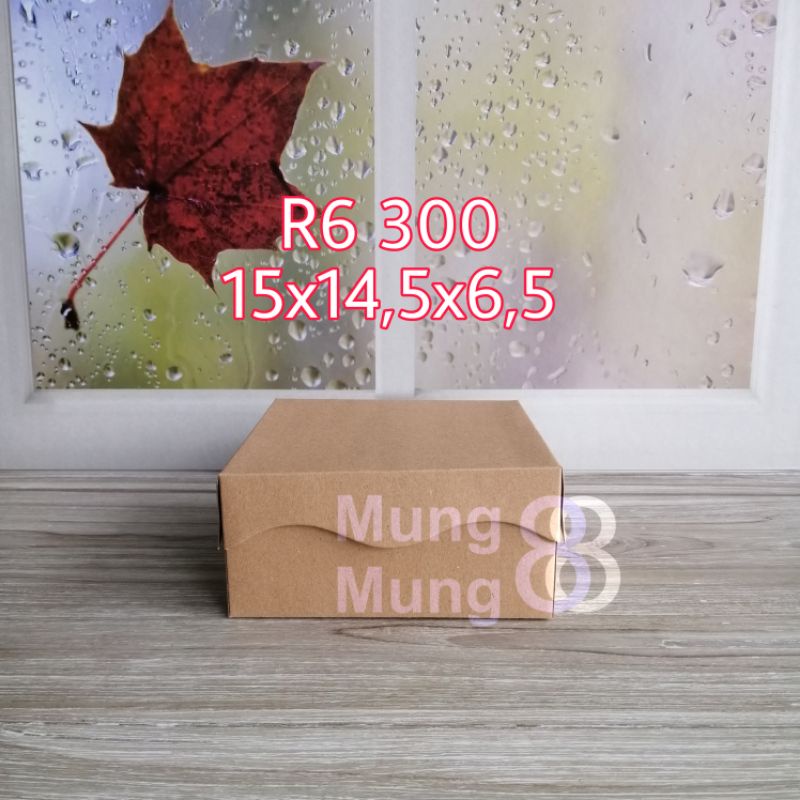 

Dus Kue KRAFT 15x14,5 / Kotak Kue KRAFT 15x14,5 / R6 KRAFT 300 AK