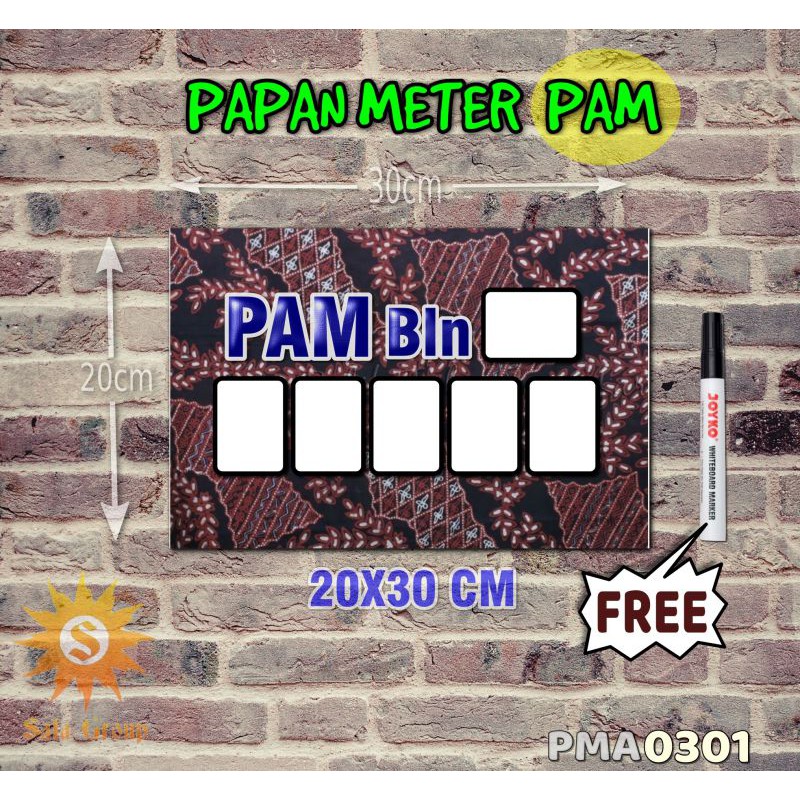 

Safa Papan Meter Listrik PLN PAM motif Unik - Batik 01