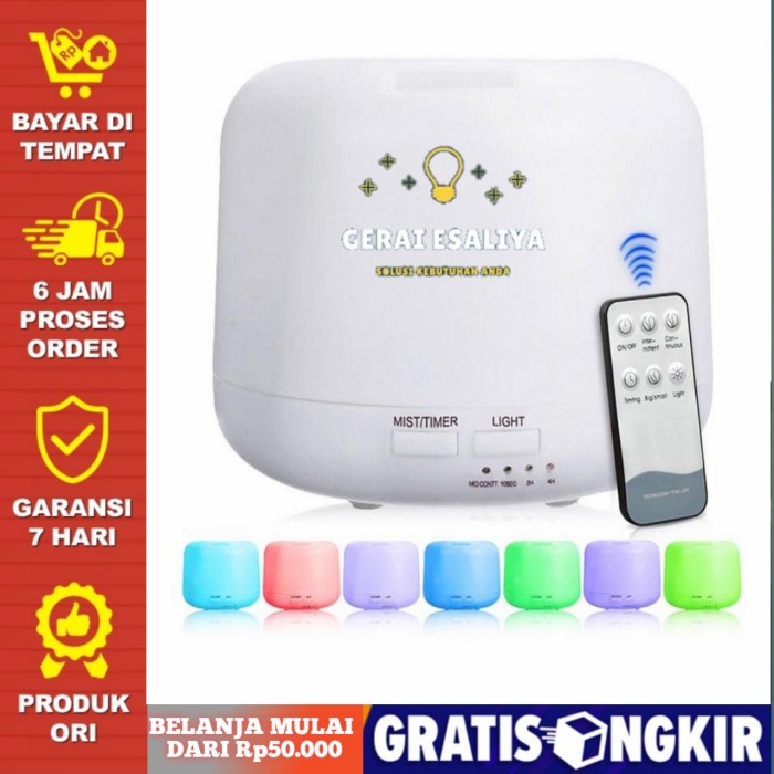 Humidifier Aromatherapy Oil Diffuser 7 LED Remote Control BEST SELLER