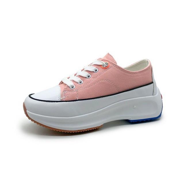 COD BASIC CYLA SNEAKERS WANITA BEST SELLER !! by Axeline WA407-Pink