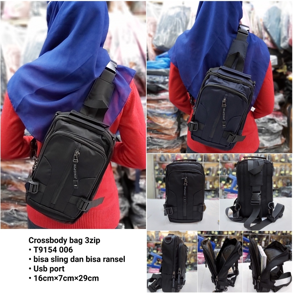 Tas import slingbag selempang pria