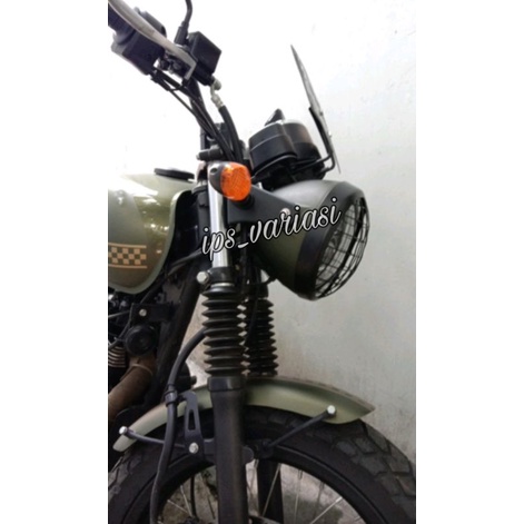 Aksesoris Kawasaki w175/grillamp/grill Head Lamp/grill Lampu/jaring lampu w175