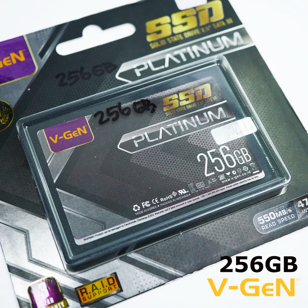 HARDDISK SSD 256GB SSD VGEN 256GB SATA3 ORIGINAL RESMI