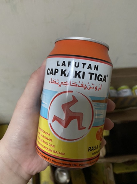 LARUTAN KALENG CAP KAKI TIGA