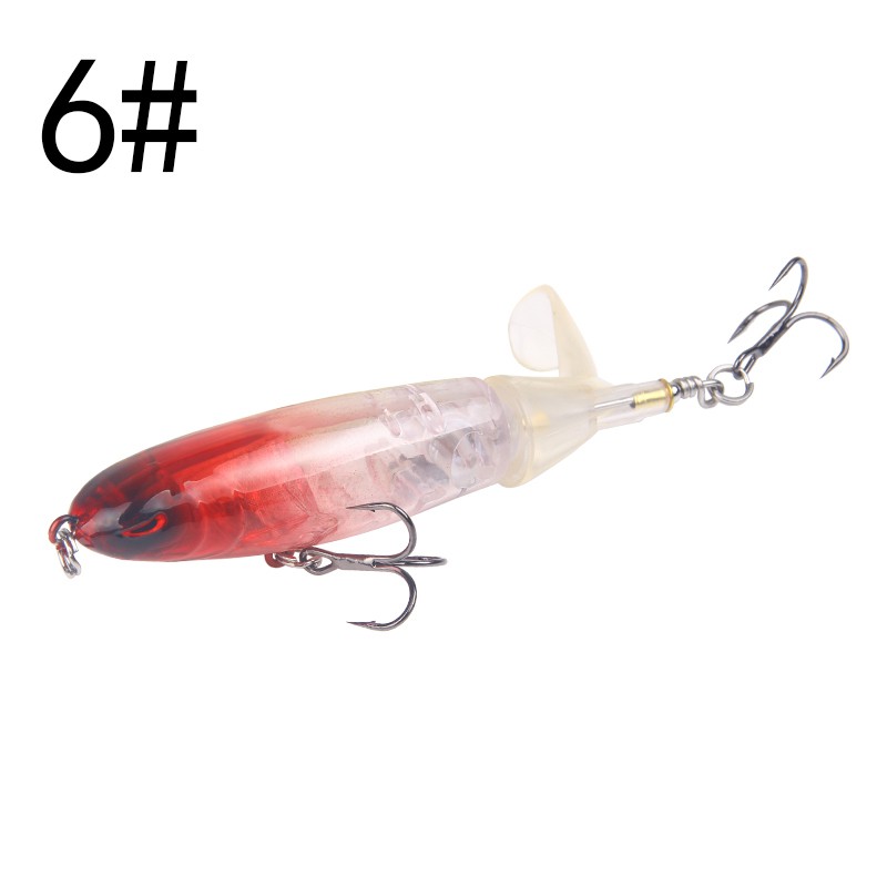 13g/10 cm Fishing Lure Kualitas Whopper Plopper Ikan Kecil Lure 3D Mata Plastik Umpan Keras-6 #
