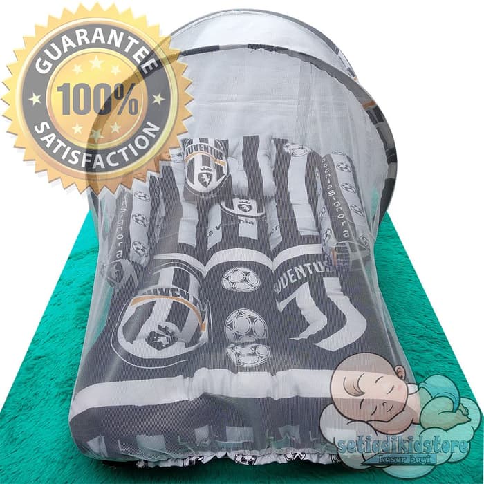 Paket Kasur Bayi Juventus JJ Terbaru Lipat Kelambu Set Baru Lahir | Perlengkapan Lahiran Juventus JJ