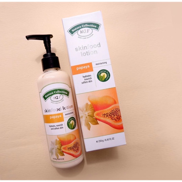 M2J Body Lotion Papaya - Hand Body Pepaya