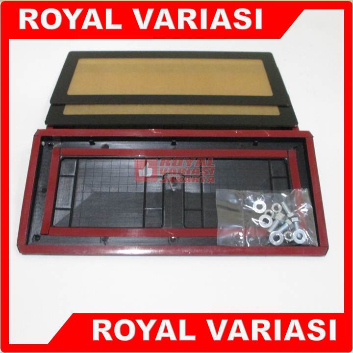 Dudukan/Tempat/Cover Plat Nomor Motor Akrilik