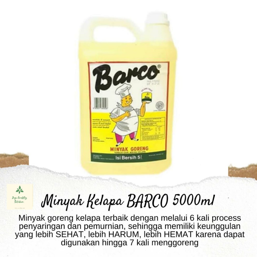 

HOT PROMO LEBARAN MINYAK KELAPA BARCO 5000ml/ 5 LITER