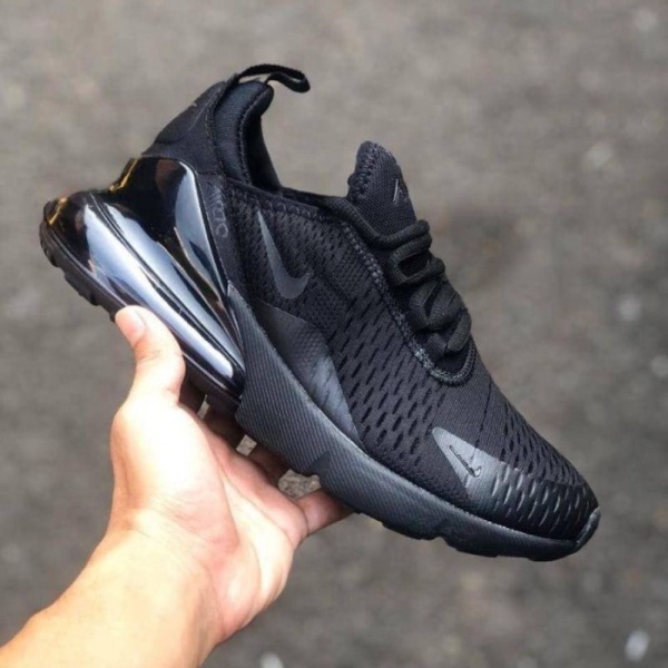 Dijual Sepatu Original Nike Airmax 270 Triple Black BNIB Murah
