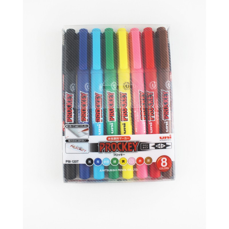 

Uni Prockey Ultra Fine Point and Fine Point Marker Paint Set Mixed Colour