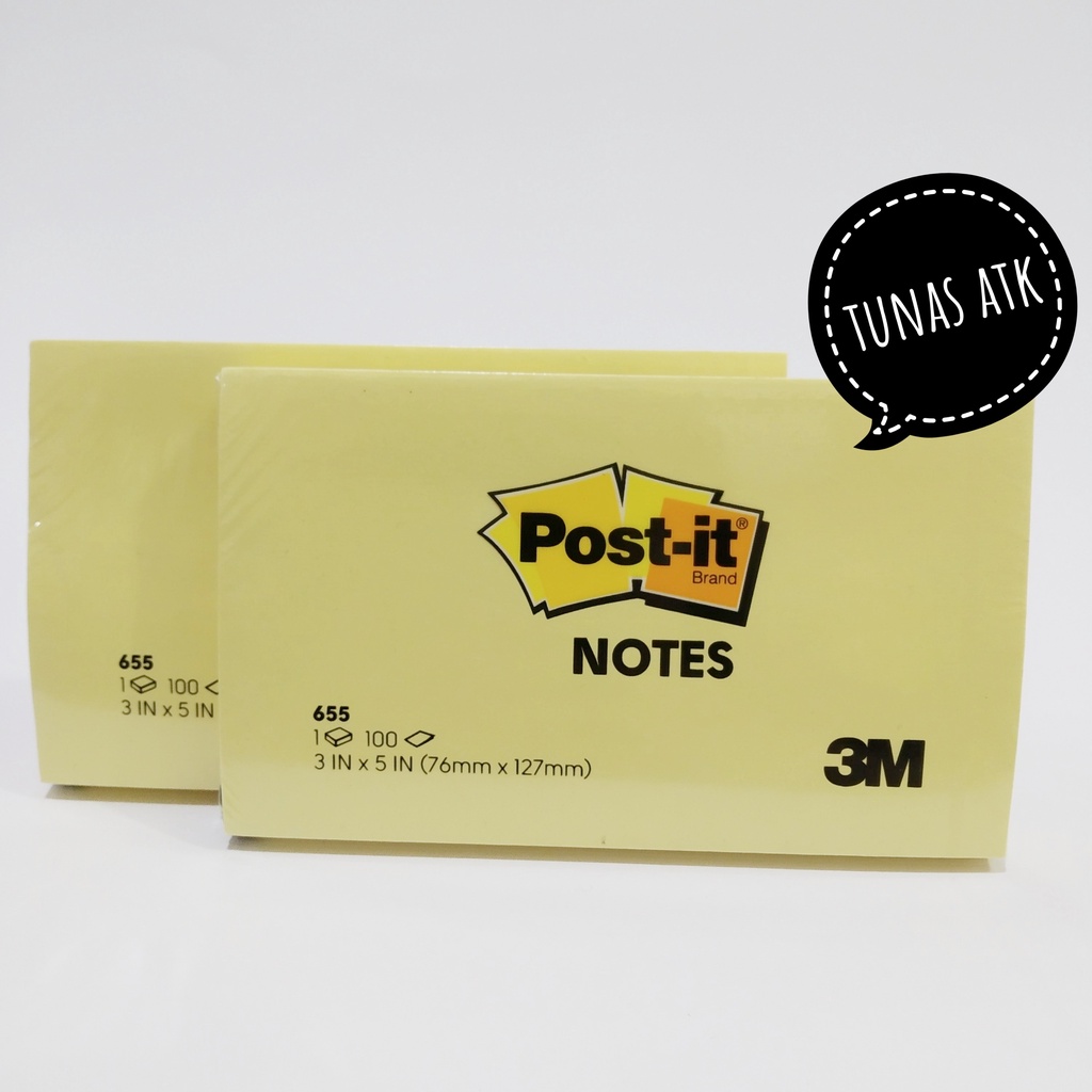 

3M POST-IT NOTES 655 3 IN X 5 IN