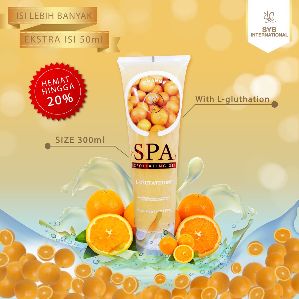 SYB BODY SPA - PEELING GEL SYB - BODY SPA ORIGINAL SYB BPOM- HANASUI BODY SPA