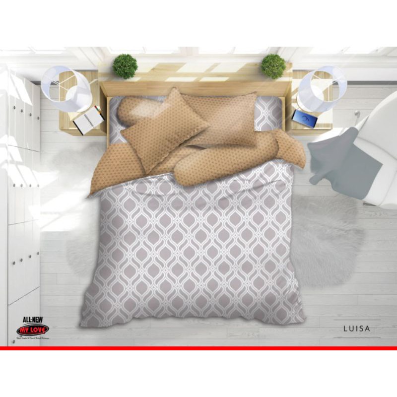 BEDCOVER MY LOVE LUISA SEPREI FLAT 