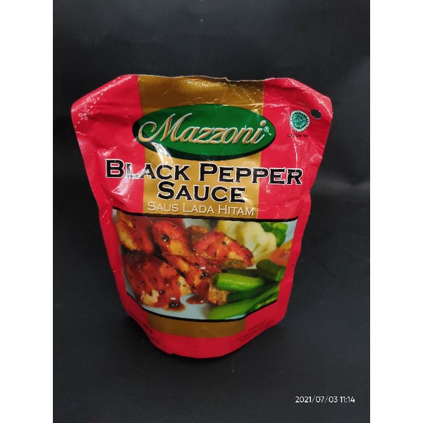 

Mazzoni Saus Lada Hitam Black Paper 250g