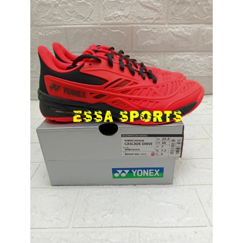 SEPATU YONEX CASCADE DRIVE BRIGHT RED ORIGINAL