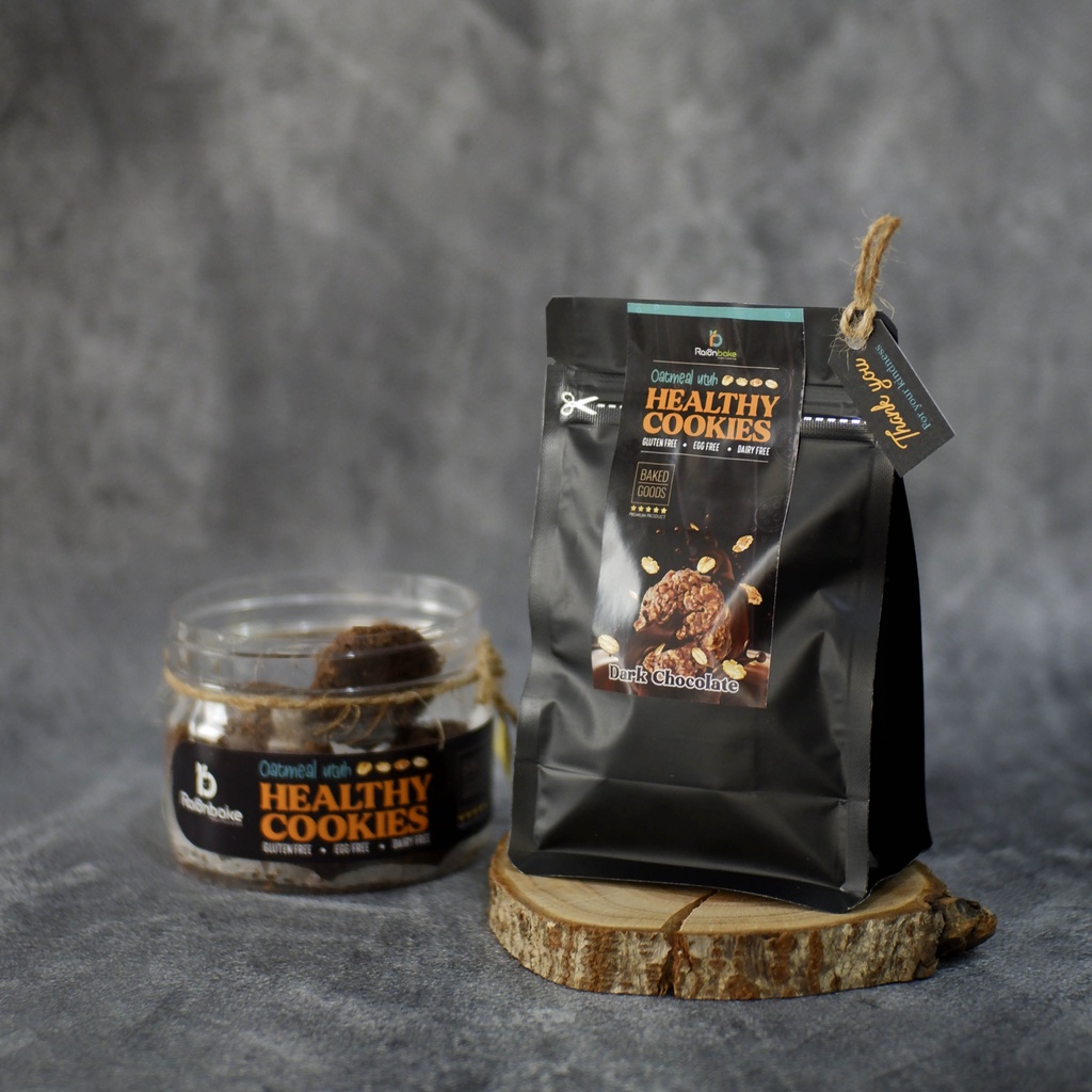 

OATMEAL COOKIES RAIONBAKE - Premium Healthy food -Dark Chocolate Pouch