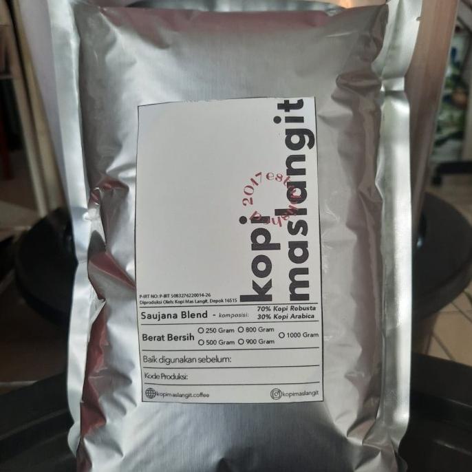

Kopi Bubuk Blend Arabika Robusta Murni Tanpa Campuran Kopi Hitam 800g