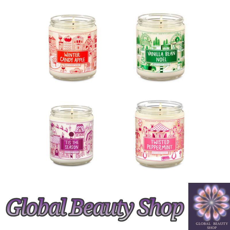 [ Part 3 - Signature ] Medium 1 Wick Candle Bath and Body Works 198g