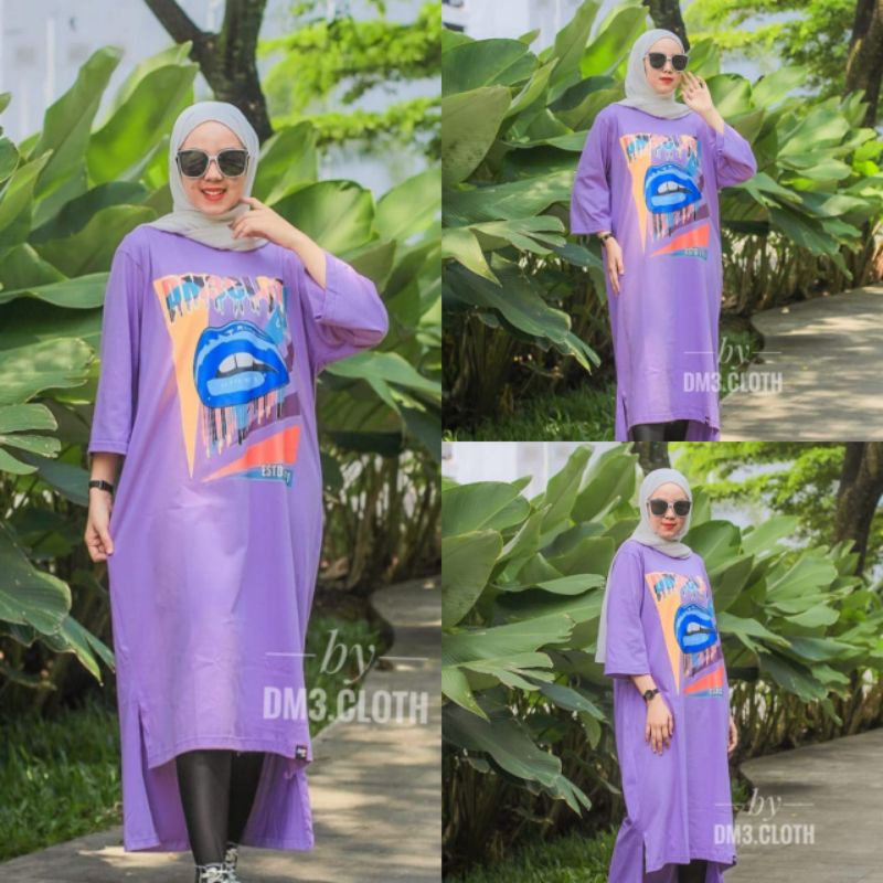 VRN ID- LONG TUNIK DM3 ORIGINAL/KAOS DM3/TUNIK DM3/PAKAIN WANITA/FASHION MUSLIM