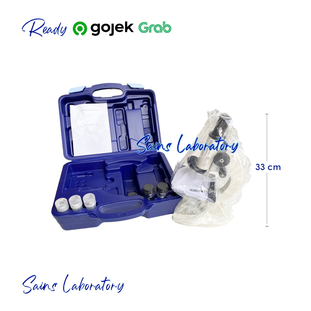 Mikroskop Monokuler Mikroskop Siswa Mikroskop Cahaya XSP12 SMP SMA Pembesaran 500x Original