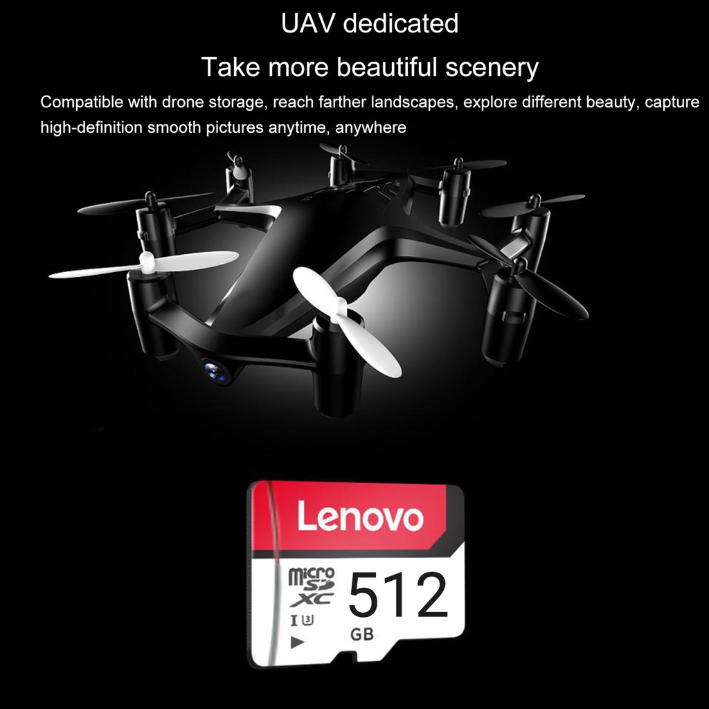 (Huluboy) Memory Card TF 512GB 1TB High speed Transmisi Anti Benturan / Air Untuk Perekam Data Otomatis