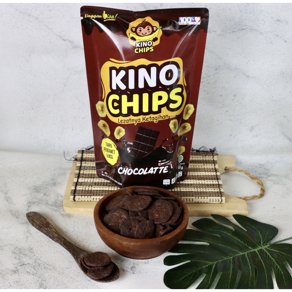 

Kino Chips| Cemilan keripik pisang - Chocolatte