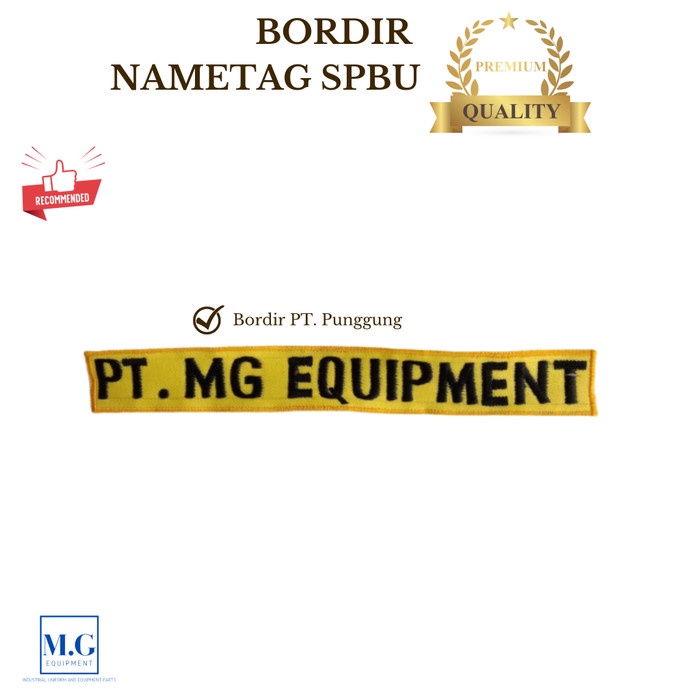 

Segera Miliki Nametag-Nameteks Seragam Spbu Limited