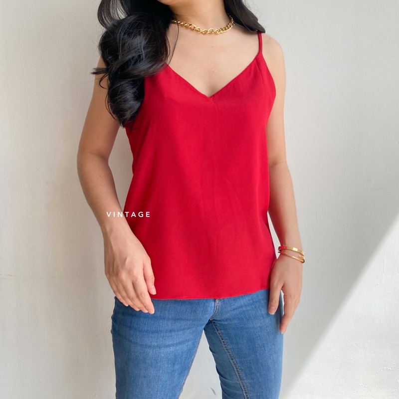 TANKTOP WANITA BASIC TANKTOP KOREA TANKTOP TALI KECIL-2