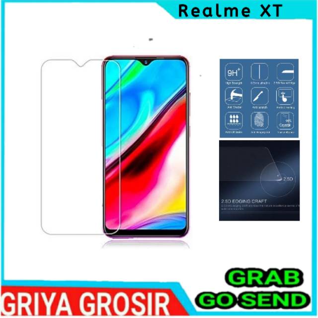 Tempered Glass Bening Realme XT Anti Gores Kaca Bening 0.3mm