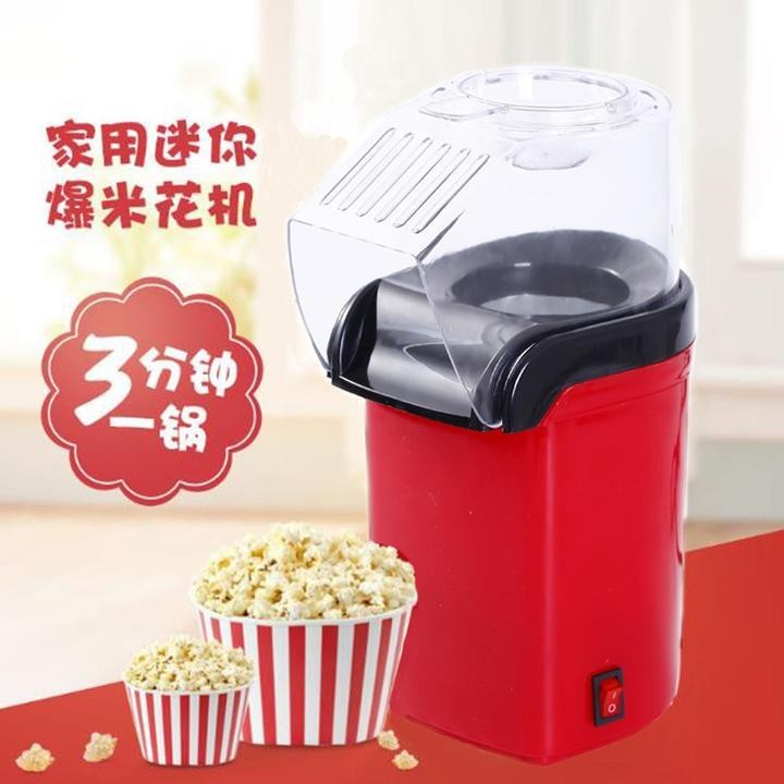 Mesin Pembuat Popcorn Alat Mini Popcorn Maker Elektrik Oil Free