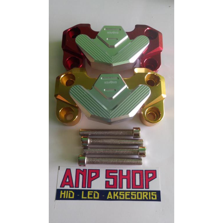 TUTUP RAISER STANG BAR CLAMP VIXION BYSON CB150R SCORPIO DLL