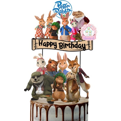 PETTER RABBIT CAKE TOPPER