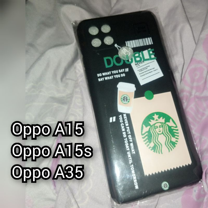 ( diolyn.id ) Case HP | Tipe Oppo A15 Oppo A15s Oppo A35 | Casing Handphone motif Starbucks Starbuck