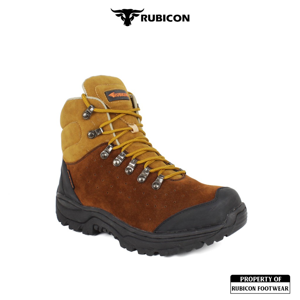 RUBICON VOLCANO HIGH SEPATU BOOTS SAFETY TRACKING GUNUNG KERJA LAPANGAN PRIA UJUNG BESI PREMIUM