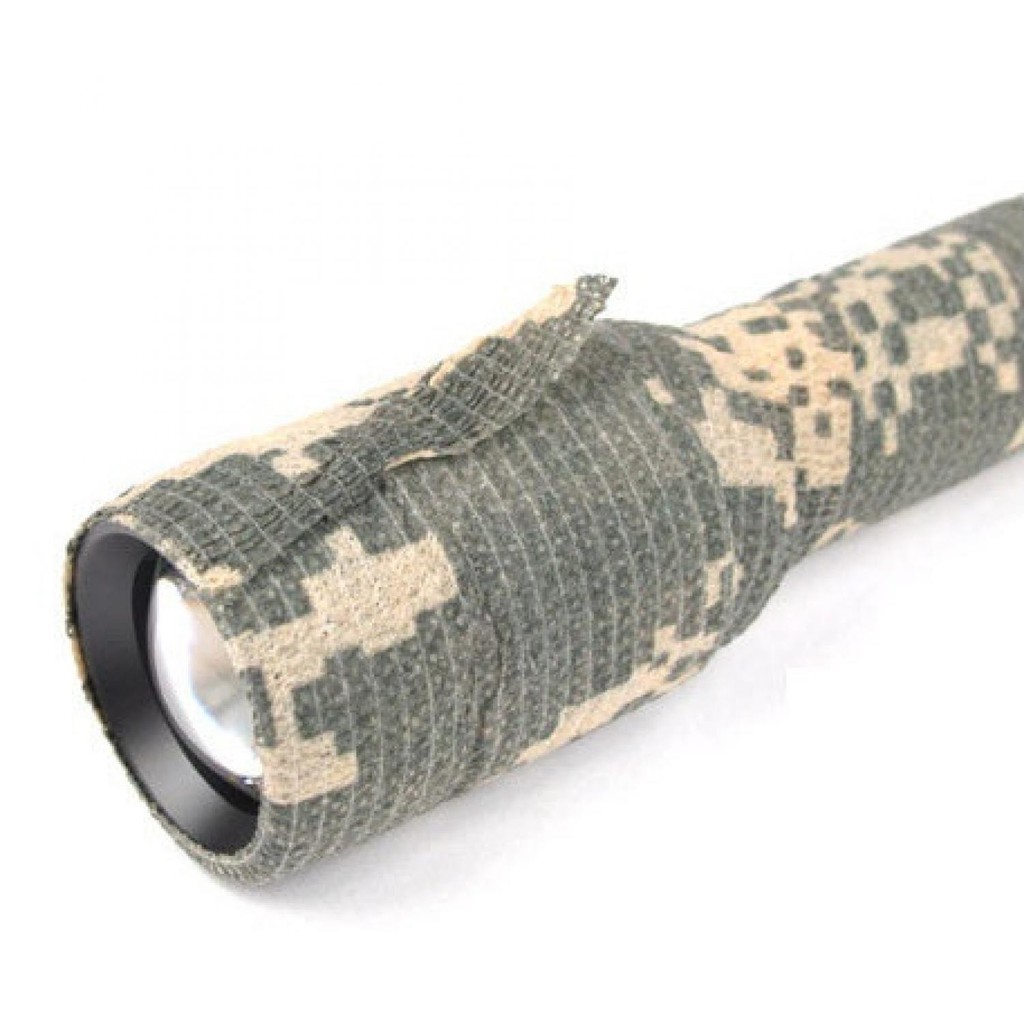 Lakban Ajaib Merekat Kuat Camouflage Retractable Tape Hunting Survival Kit Menempel Bolak Balik