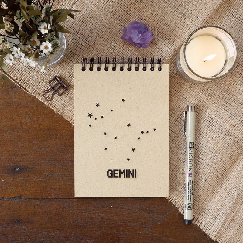 

Otterspace Studio | [PO] Gemini - Zodiac Signs Constellations Ring Notebook / Astrology / Horoscope / Rasi Bintang Zodiak