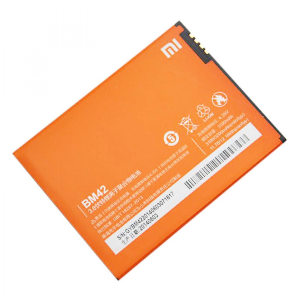 Replacement Battery for Xiaomi Note 3100mAh - BM42