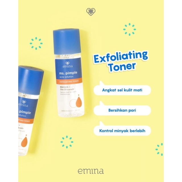 EMINA MS PIMPLE EXFOLIATING TONER 100 ml